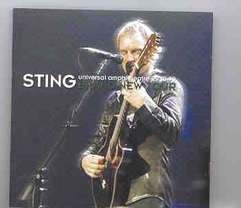 Sting / The Police – Brand New Tour ( Universal Amphitheater , October 29th , 1999 ) ( 2 CD Set ) front cover Sting / The Police - Brand New Tour ( Universal Amphitheater , October 29th , 1999 ) ( 2 CD Set ) front cover
