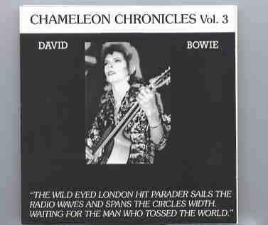 David Bowie – Chameleon Chronicles Vol.3 ( Living Legend ) front cover David Bowie - Chameleon Chronicles Vol.3 ( Living Legend ) front cover