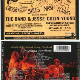 The Band – Cleveland Stadium ( 3 CD set ) ( With Crosby Stills Nash & Young Live at Cleveland , OH , August 31st , 1974 )