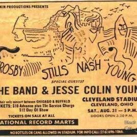 The Band - Cleveland Stadium ( 3 CD set ) ( With Crosby Stills Nash & Young Live at Cleveland , OH , August 31st , 1974 ) front cover