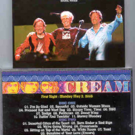 Jack Bruce – CREAM Reunion 2005 First Night ( 2 CD set )