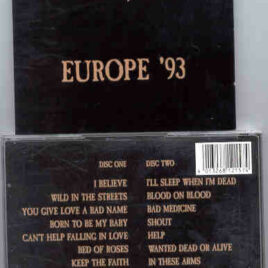 Bon Jovi – Europe ’93 ( 2 CD set )  ( Swingin’ Pig ) ( Zurich , Switzerland , August 27th , 1993 )