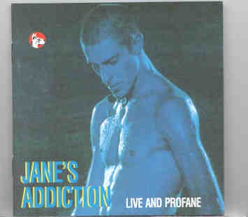 Jane s Addiction – Live And Profane ( Great Dane ) front cover Jane s Addiction - Live And Profane ( Great Dane ) front cover