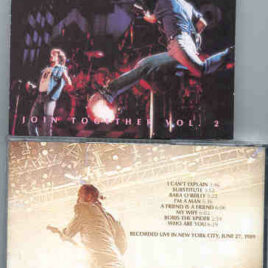 The Who – Join Together Vol. 2 ( Chapter One Recs ) ( New York City , June 27th , 1989 )