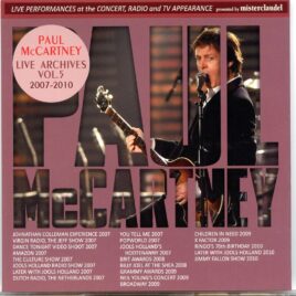 PAUL McCartney - Live Archives Vol 5 ( 2007 - 2010 ) ( Misterclaudel ) ( Live Performances in Concert , Radio & TV Appearances ) front cover