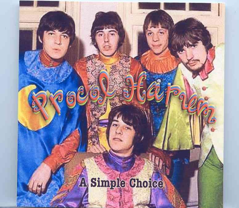 Procol Harum – A Simple Choice ( Rare , Live & Unreleased Tracks 1968 – 1996 ) front cover Procol Harum - A Simple Choice ( Rare , Live & Unreleased Tracks 1968 - 1996 ) front cover
