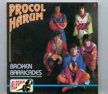 Procol Harum – Broken Barricades ( Alegra ) front cover Procol Harum - Broken Barricades ( Alegra ) front cover
