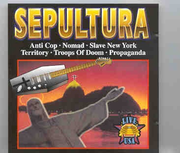 Sepultura – LIVE In USA 1993 front cover Sepultura - LIVE In USA 1993 front cover