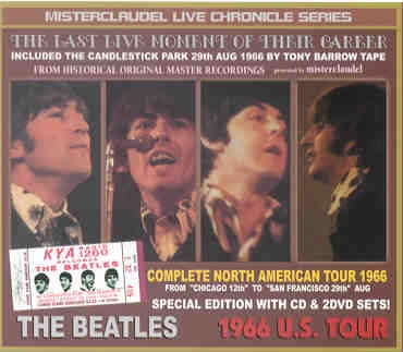 The Beatles – The Last Live Moment Of Their Career ( 1 CD + 2 DVD Set ) ( Misterclaudel ) front cover The Beatles - The Last Live Moment Of Their Career ( 1 CD + 2 DVD Set ) ( Misterclaudel ) front cover