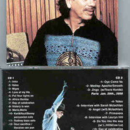 Santana – 2 Supernatural Evenings With Carlos ( Paris – California 2000 ) ( 2 CD set )