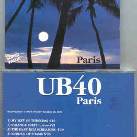 UB 40 – Paris ( Live at Paris Theatre , London , UK , 1982 ) ( On Stage )