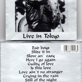 Whitesnake – Live In Tokyo ( Olympic Pool , Tokyo , Japan , June 13th , 1988 )  ( Swingin’ Pig )