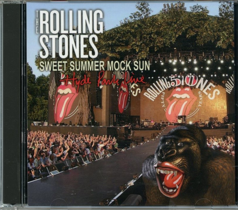 Rolling Stones – Sweet Summer Mock Sun ( 2 CD SET ) ( MAYFLOWER ) ( Hyde Park, London, UK, July 6th, 2013 ) front cover Rolling Stones - Sweet Summer Mock Sun ( 2 CD SET ) ( MAYFLOWER ) ( Hyde Park, London, UK, July 6th, 2013 ) front cover