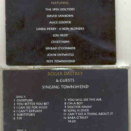 The Who – Roger Daltrey & Guests Singing Townshend ( Carnegie Hall , New York , Feb 26th , 1994 ) (2 CD)