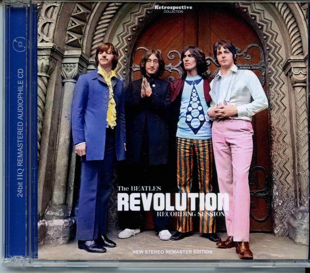 The Beatles – Revolution Recording Sessions ( 2 CD SET ) ( Retrospective )( New Stereo Remaster Edition ) front cover The Beatles - Revolution Recording Sessions ( 2 CD SET ) ( Retrospective )( New Stereo Remaster Edition ) front cover