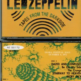Led Zeppelin – Tapes From The Darkside ( 3 CD SET ) ( Live at Osaka Festival Hall, Osaka, Japan, October 9th, 1972 )
