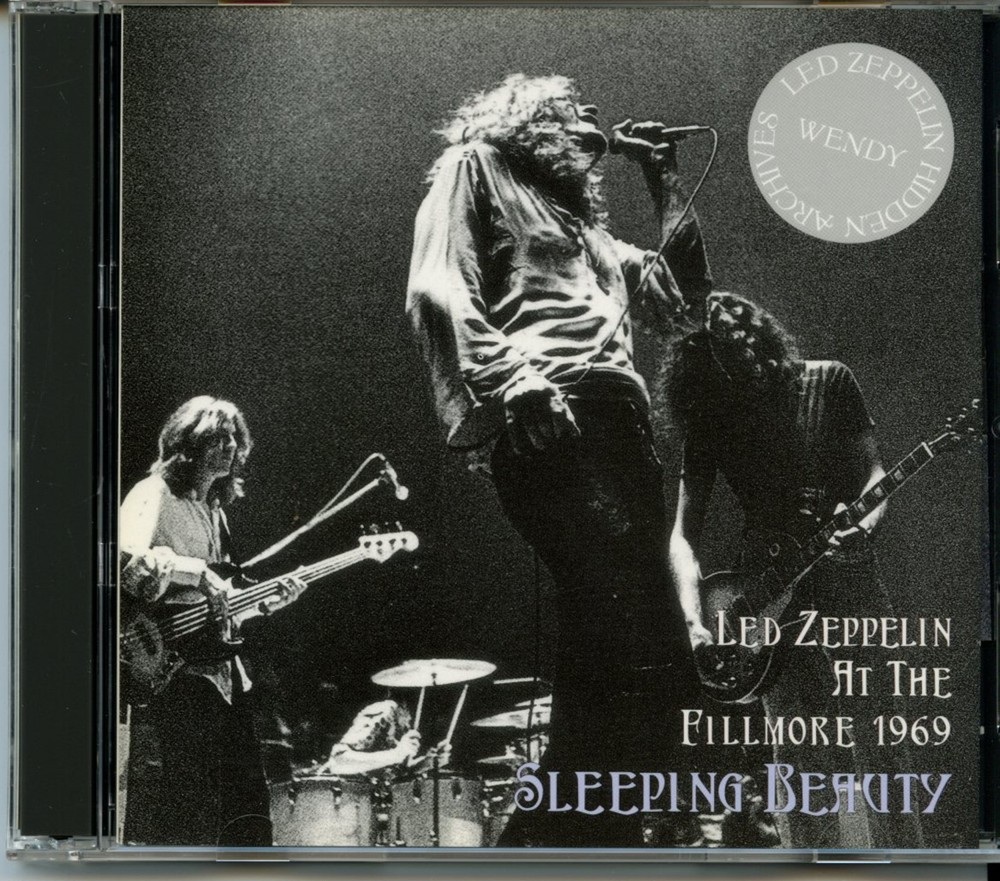 Led Zeppelin – Sleeping Beauty ( 2 cd set ) ( Wendy ) ( Fillmore West, April 27th, 1969 ) front cover Led Zeppelin - Sleeping Beauty ( 2 cd set ) ( Wendy ) ( Fillmore West, April 27th, 1969 ) front cover