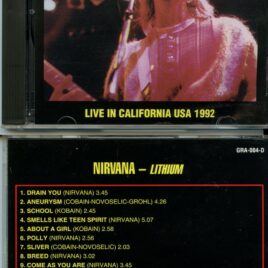 Nirvana – Lithium ( Grapefruit ) ( Live in California , USA, 1992 )