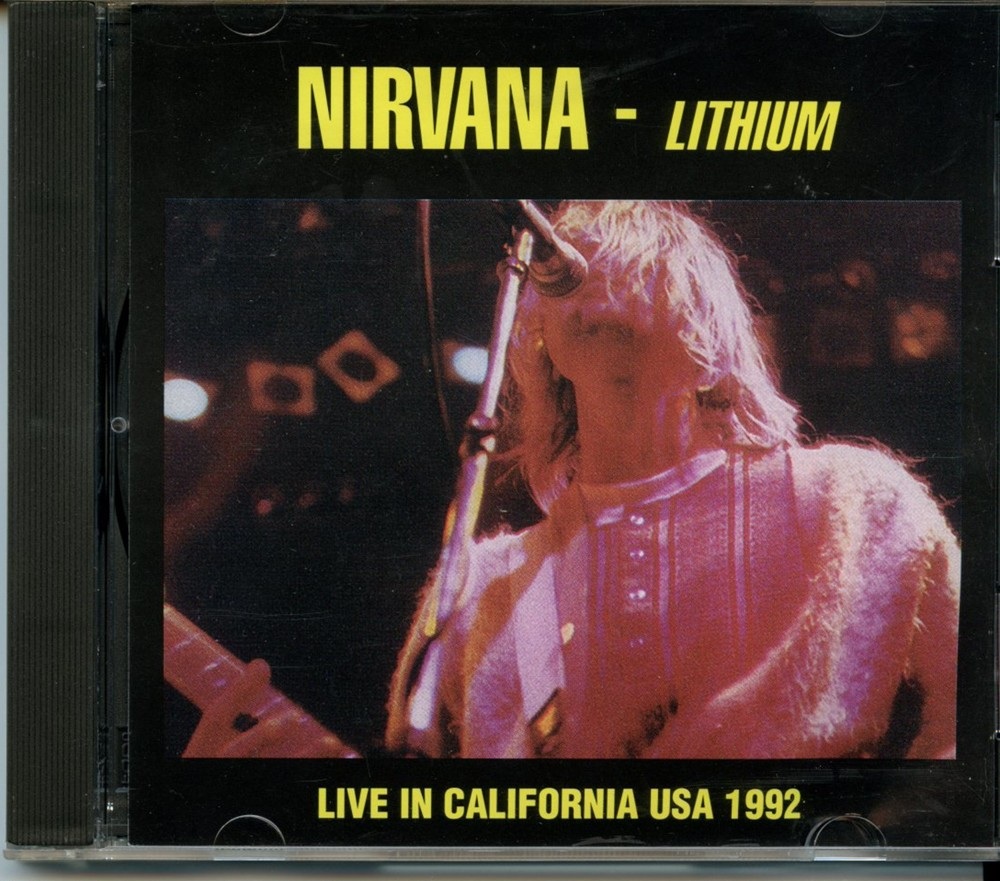 Nirvana – Lithium ( Grapefruit ) ( Live in California , USA, 1992 ) front cover Nirvana - Lithium ( Grapefruit ) ( Live in California , USA, 1992 ) front cover