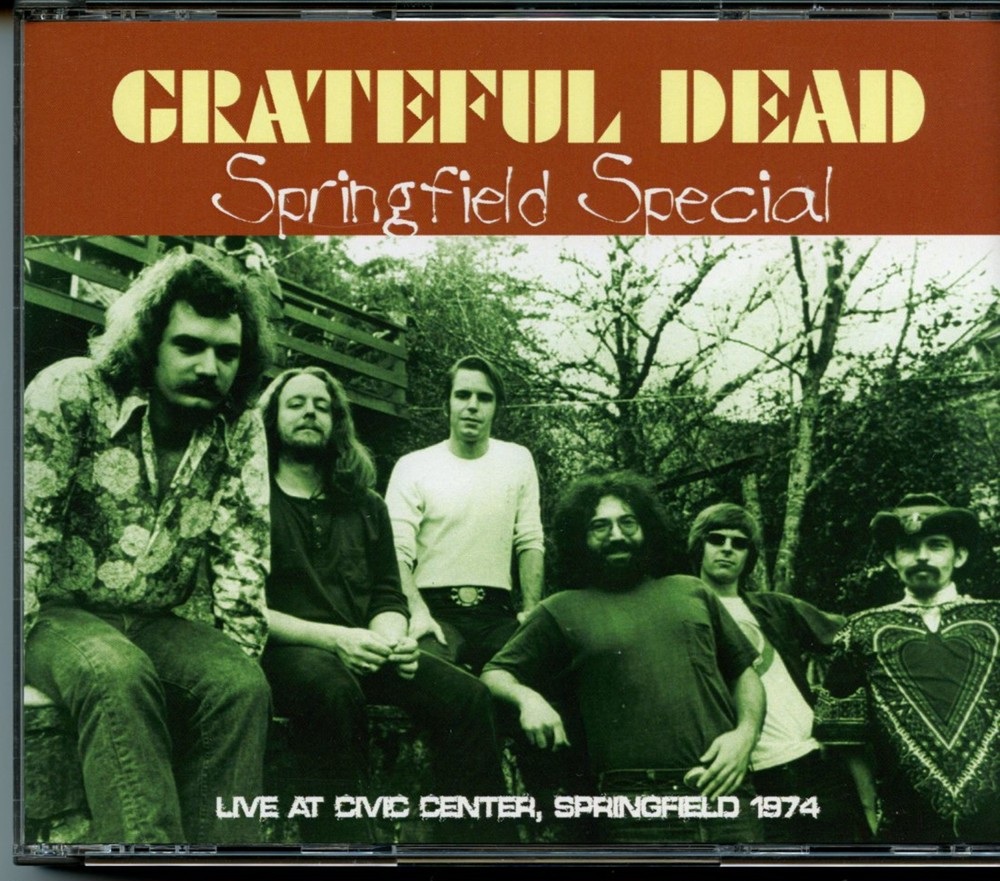 Grateful Dead – Springfield Special ( 3 CD SET ) ( Soundboard from Civic center, Springfield, MA, USA, June 30th, 1974 ) front cover Grateful Dead - Springfield Special ( 3 CD SET ) ( Soundboard from Civic center, Springfield, MA, USA, June 30th, 1974 ) front cover