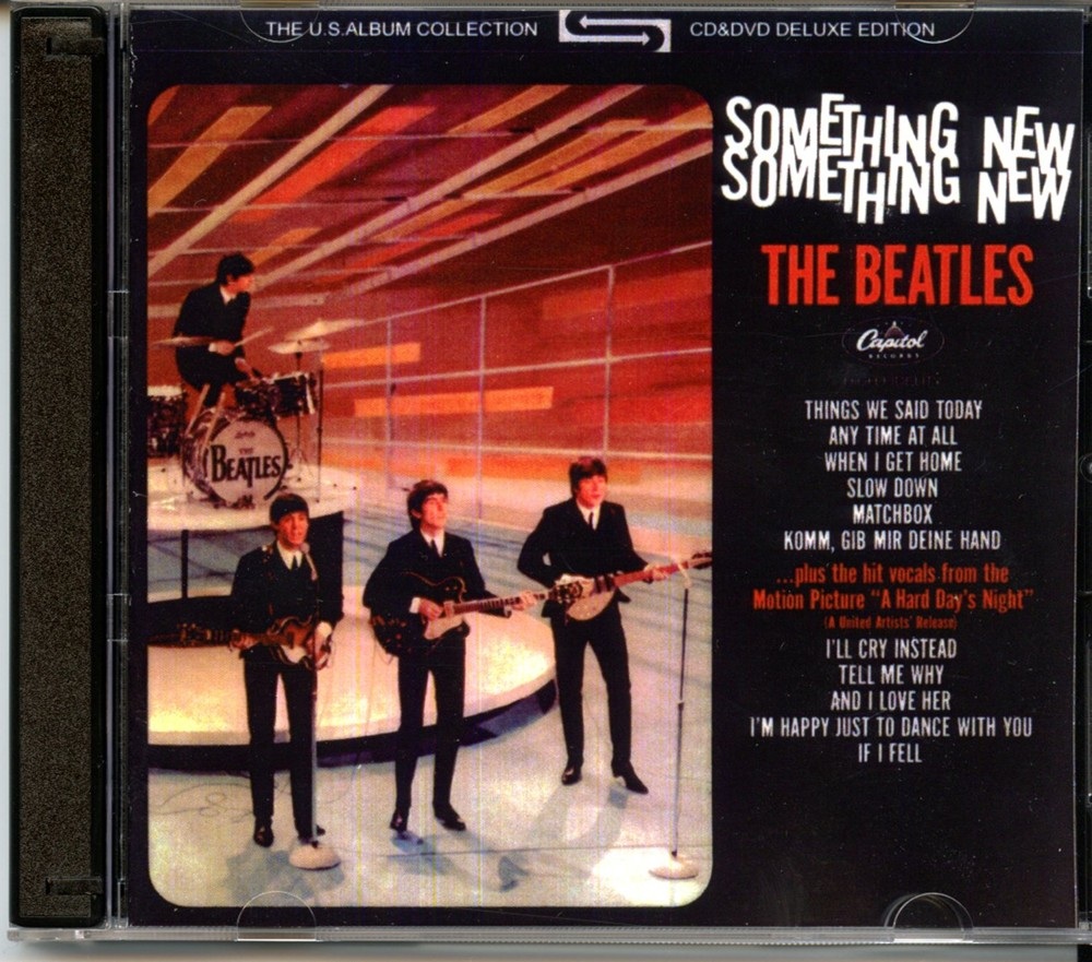 The Beatles – Something New ( 1 CD – 1 DVD ) ( 2023 BMI ) ( The US Album Colection Deluxe Edition ) front cover The Beatles - Something New ( 1 CD - 1 DVD ) ( 2023 BMI ) ( The US Album Colection Deluxe Edition ) front cover