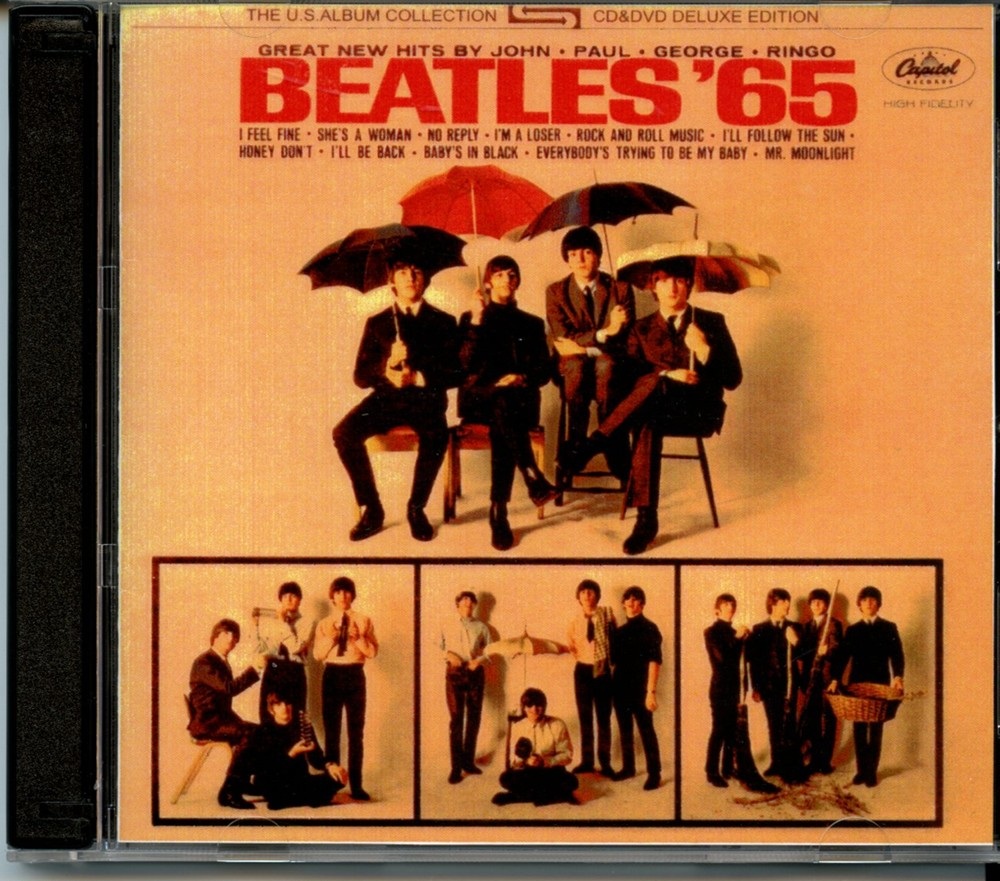 The Beatles – Beatles ’65 ( 1 CD – 1 DVD ) ( 2023 BMI ) ( The US Album Colection Deluxe Edition ) front cover The Beatles - Beatles '65 ( 1 CD - 1 DVD ) ( 2023 BMI ) ( The US Album Colection Deluxe Edition ) front cover
