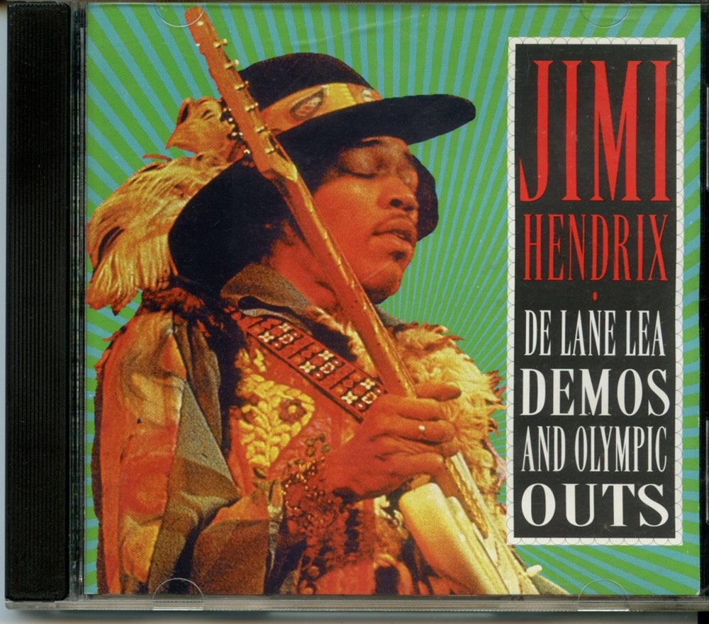 Jimi Hendrix – De Lane Lea Demos & Olympic Outs ( Unreleased Studio Versions and Performances ) front cover Jimi Hendrix - De Lane Lea Demos & Olympic Outs ( Unreleased Studio Versions and Performances ) front cover