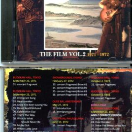 Led Zeppelin – The Film Vol. 2 1971 – 1972 ( 1 DVD ) ( WENDY ) ( TV Show, Studio & Live Filmed Material )