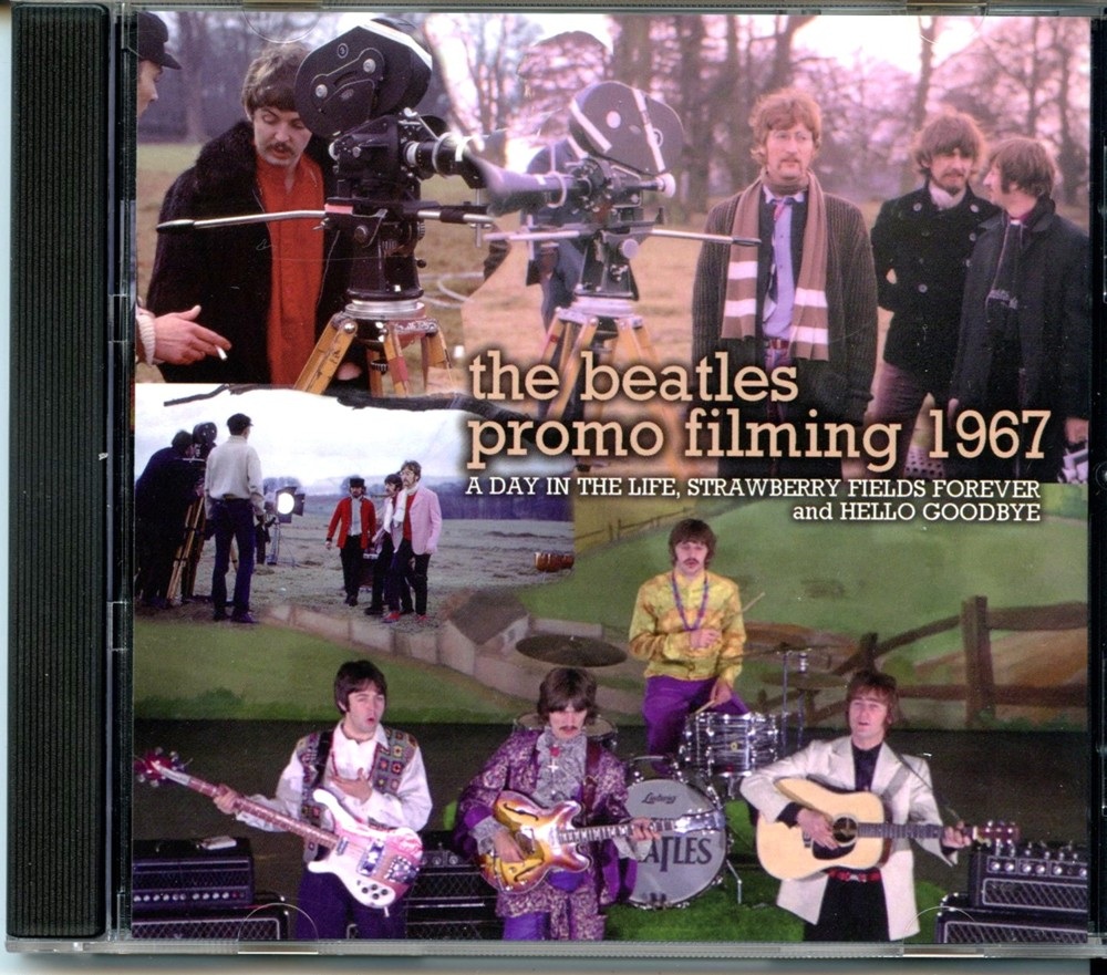 The Beatles – Promo Filming 1967 ( 1 DVD ) ( Valkyrie ) ( A Day In The Life – Strawberry Fields – Hello Goodbye ) front cover The Beatles - Promo Filming 1967 ( 1 DVD ) ( Valkyrie ) ( A Day In The Life - Strawberry Fields - Hello Goodbye ) front cover