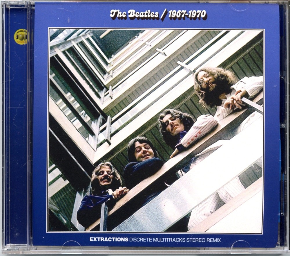 The Beatles – 1967 – 1970 Blue Album Extractions ( 2 CD ) ( 2023 GOLDIES ) ( Discrete Multitracks Stereo Remixes ) front cover The Beatles - 1967 - 1970 Blue Album Extractions ( 2 CD ) ( 2023 GOLDIES ) ( Discrete Multitracks Stereo Remixes ) front cover