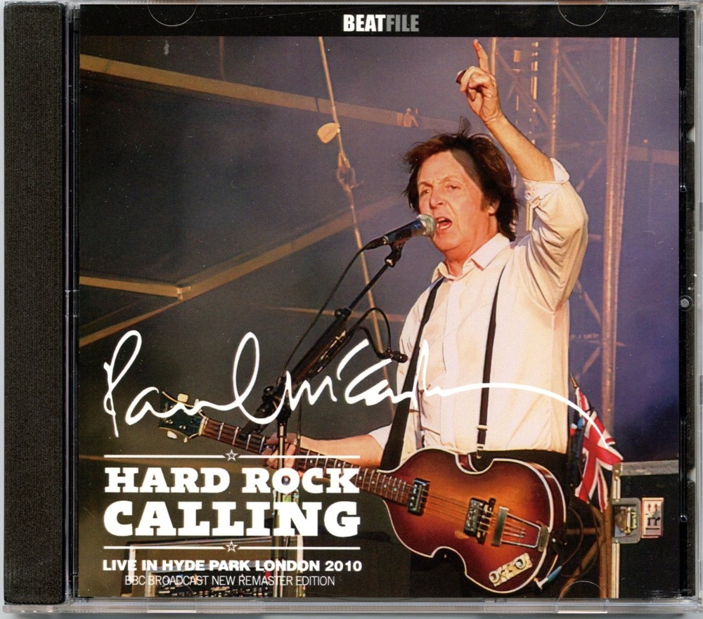 Paul McCartney – Hard Rock Calling ( 2023 BEATFILE ) ( New 2023 Remaster BBC Broadcast From Hyde Park, London, UK, June 27th, 2010 ) front cover Paul McCartney - Hard Rock Calling ( 2023 BEATFILE ) ( New 2023 Remaster BBC Broadcast From Hyde Park, London, UK, June 27th, 2010 ) front cover