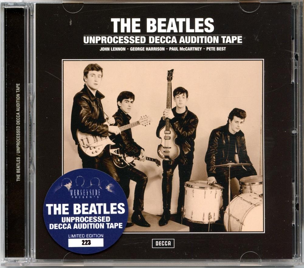 The Beatles – Unprocessed Decca Auition Tape ( 2024 Merseyside ) front cover The Beatles - Unprocessed Decca Auition Tape ( 2024 Merseyside ) front cover