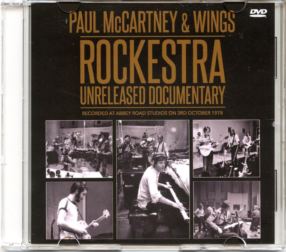 Paul McCartney & Wings – Rockestra Unreleased Documentary ( 1 DVD ) ( Abbey Road Studios, October 3rd, 1978 ) front cover Paul McCartney & Wings - Rockestra Unreleased Documentary ( 1 DVD ) ( Abbey Road Studios, October 3rd, 1978 ) front cover