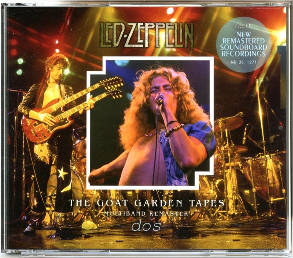 Led Zeppelin – The Goat Garden Tapes Dos Multiband Remaster ( 3 CD SET ) ( 2024 WENDY ) ( MSG, New York, USA, July 28th, 1973 ) front cover Led Zeppelin - The Goat Garden Tapes Dos Multiband Remaster ( 3 CD SET ) ( 2024 WENDY ) ( MSG, New York, USA, July 28th, 1973 ) front cover