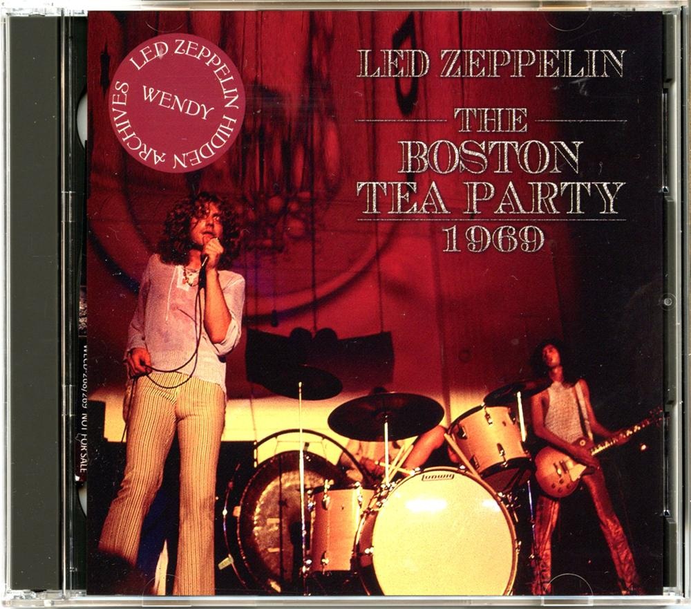 Led Zeppelin – Boston tea Party 1969 ( 2 CD SET ) ( WENDY ) ( Boston tea Party, Boston, MA, USA, January26th And 23rd, 1969 ) front cover Led Zeppelin - Boston tea Party 1969 ( 2 CD SET ) ( WENDY ) ( Boston tea Party, Boston, MA, USA, January26th And 23rd, 1969 ) front cover