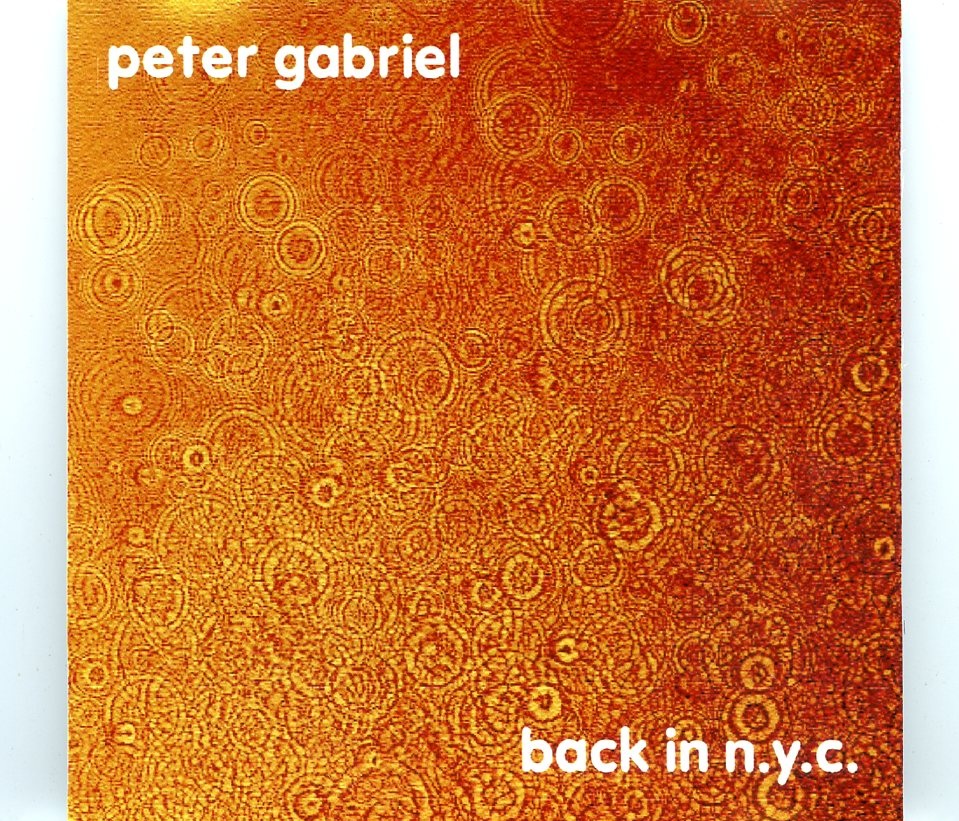 Genesis – Back in N.Y.C. ( 2 CD SET ) ( Peter Gabriel at Madison Square Garden, New York City, November 21st, 2002 ) front cover Genesis - Back in N.Y.C. ( 2 CD SET ) ( Peter Gabriel at Madison Square Garden, New York City, November 21st, 2002 ) front cover