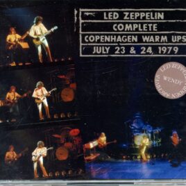 Led  Zeppelin - Complete Copenhagen Warm-Ups ( 4 CD SET ) ( Wendy ) ( Falkoner Theater , Denmark , July 23rd & 24th , 1979 ) front cover