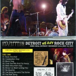 Led Zeppelin – Detroit Heavy Rock City ( 3 CD SET ) ( Wendy ) ( Cobo Hall Detroit Michigan, USA, July 13th, 1973 )