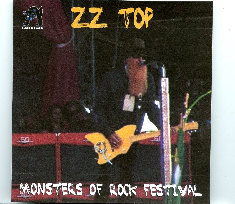 Zz Top – Monsters of Rock Festival ( Castle Donington, UK, August 20th, 1983 ) front cover Zz Top - Monsters of Rock Festival ( Castle Donington, UK, August 20th, 1983 ) front cover