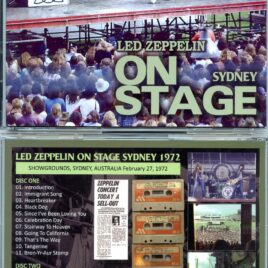 Led Zeppelin – On Stage Sydney ( 3 cd set ) ( Wendy ) ( Showgrounds, Sydney, Australia, February 27th, 1972 )
