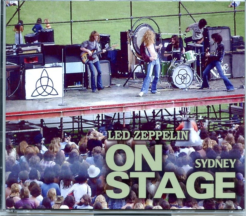 Led Zeppelin – On Stage Sydney ( 3 cd set ) ( Wendy ) ( Showgrounds, Sydney, Australia, February 27th, 1972 ) front cover Led Zeppelin - On Stage Sydney ( 3 cd set ) ( Wendy ) ( Showgrounds, Sydney, Australia, February 27th, 1972 ) front cover