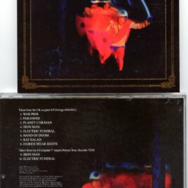 Black Sabbath – PARANOID ( Original UK Album Vertigo plus US SINGLE Iron Man – Electric Funeral )
