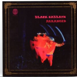 Black Sabbath - PARANOID  ( Original UK Album Vertigo plus US SINGLE Iron Man - Electric Funeral ) front cover