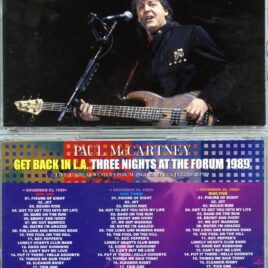 Paul Mccartney – Get Back in L.A. Three Nights At The Forum 1989 ( Beatfile ) ( 6 CD SET ) ( L.A. , CA, Nov 23rd, 24th & 28th, 1989 )