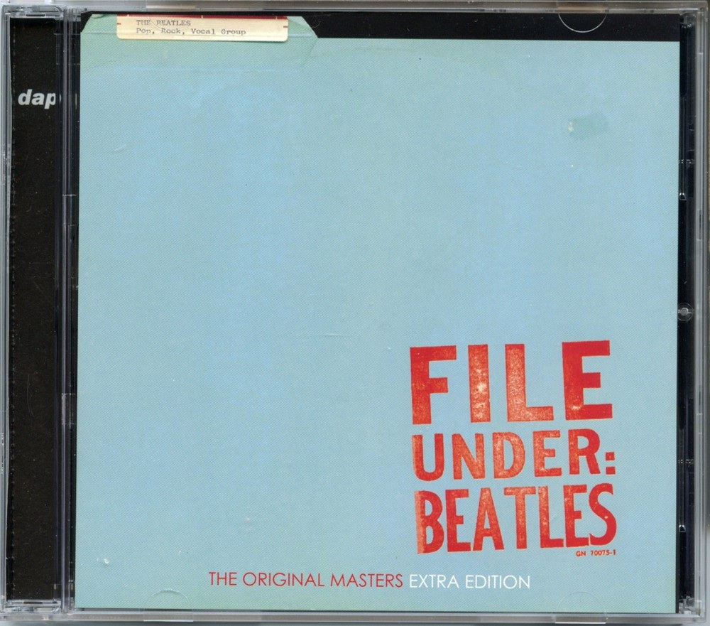 THE BEATLES – File Under Beatles ( The Original Masters Extra Edition ( DAP ) front cover THE BEATLES - File Under Beatles ( The Original Masters Extra Edition ( DAP ) front cover