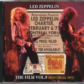 Led Zeppelin - The Film Vol. 9 Montreal 1975 ( 1 DVD ) ( 2024 WENDY ) ( The Forum, Montreal, Quebec, February 6th, 1975 ) front cover