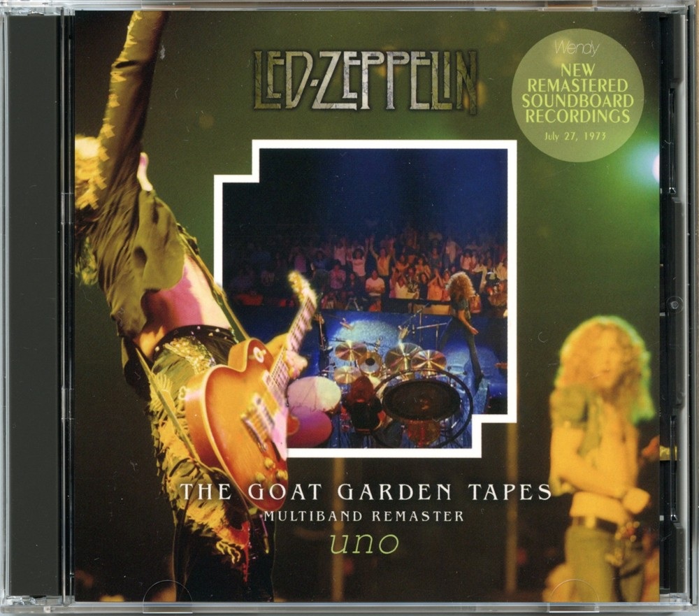 Led Zeppelin – The Goat Garden Tapes Multiband Remaster UNO ( 2 CD SET ) ( 2024 WENDY ) (MSG, New York, USA, July 27th, 1973 ) front cover Led Zeppelin - The Goat Garden Tapes Multiband Remaster UNO ( 2 CD SET ) ( 2024 WENDY ) (MSG, New York, USA, July 27th, 1973 ) front cover
