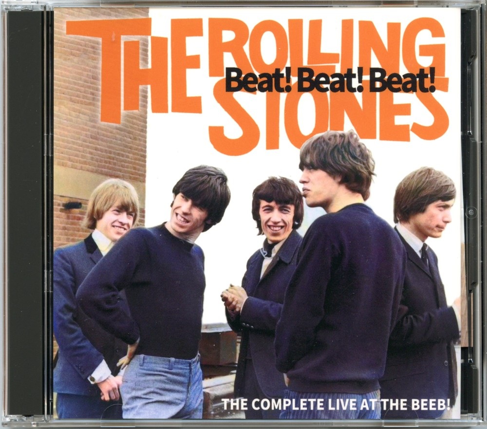 The Rolling Stones – Beat! Beat! Beat! ( 2 CD SET ) ( 2024 MAYFLOWER ) ( The Complete Live At The BEEB, 1963/64/65 ) front cover The Rolling Stones - Beat! Beat! Beat! ( 2 CD SET ) ( 2024 MAYFLOWER ) ( The Complete Live At The BEEB, 1963/64/65 ) front cover
