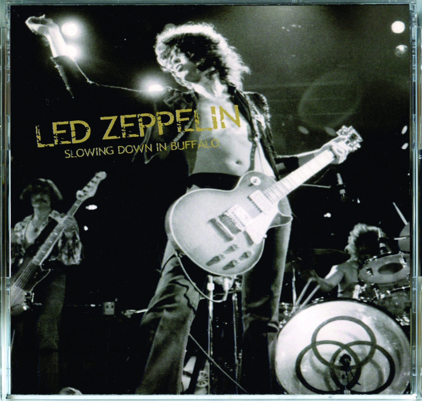 Led Zeppelin – Slowing Down In Buffalo ( 5 CD SET ) ( Soundboard And Audience Recording From War Memorial Auditorium, Buffalo, New York, USA, July 15th, 1973 ) front cover Led Zeppelin - Slowing Down In Buffalo ( 5 CD SET ) ( Soundboard And Audience Recording From War Memorial Auditorium, Buffalo, New York, USA, July 15th, 1973 ) front cover