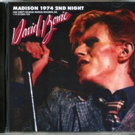 DAVID BOWIE - Madison 1974 2nd Night ( Uxbridge ) ( Dane County Coliseum, Madison, WI, USA, October 11th, 1974 ) front cover